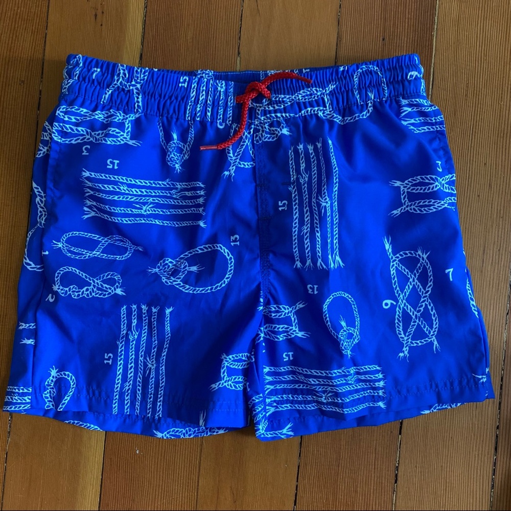 the Beaufort Bonnet Company Boys Knot Swim Trunks